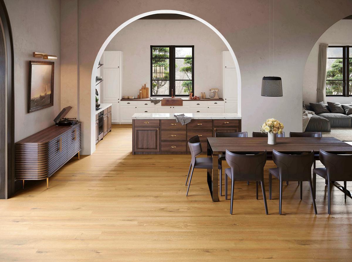 Vinylboden Eiche dunkel - Naturfarben, Basics, Kunststoff/Stein (23/183/0.57cm) - Econfloor
