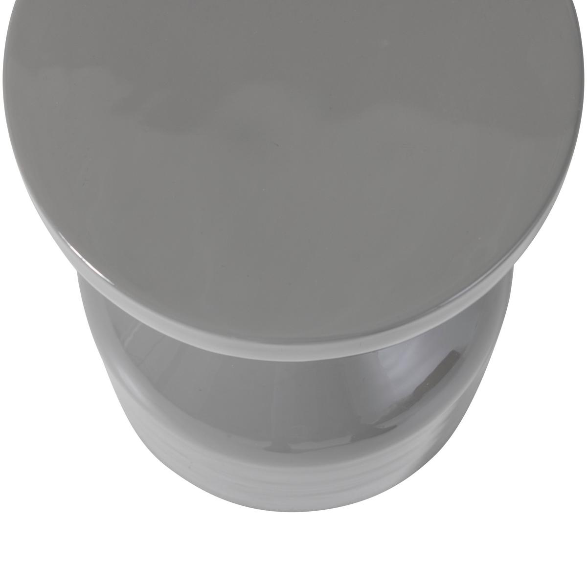 Beistelltisch Floyd Hellgrau B: 30 cm - Hellgrau, Design, Metall (30/30/47cm) - Livetastic