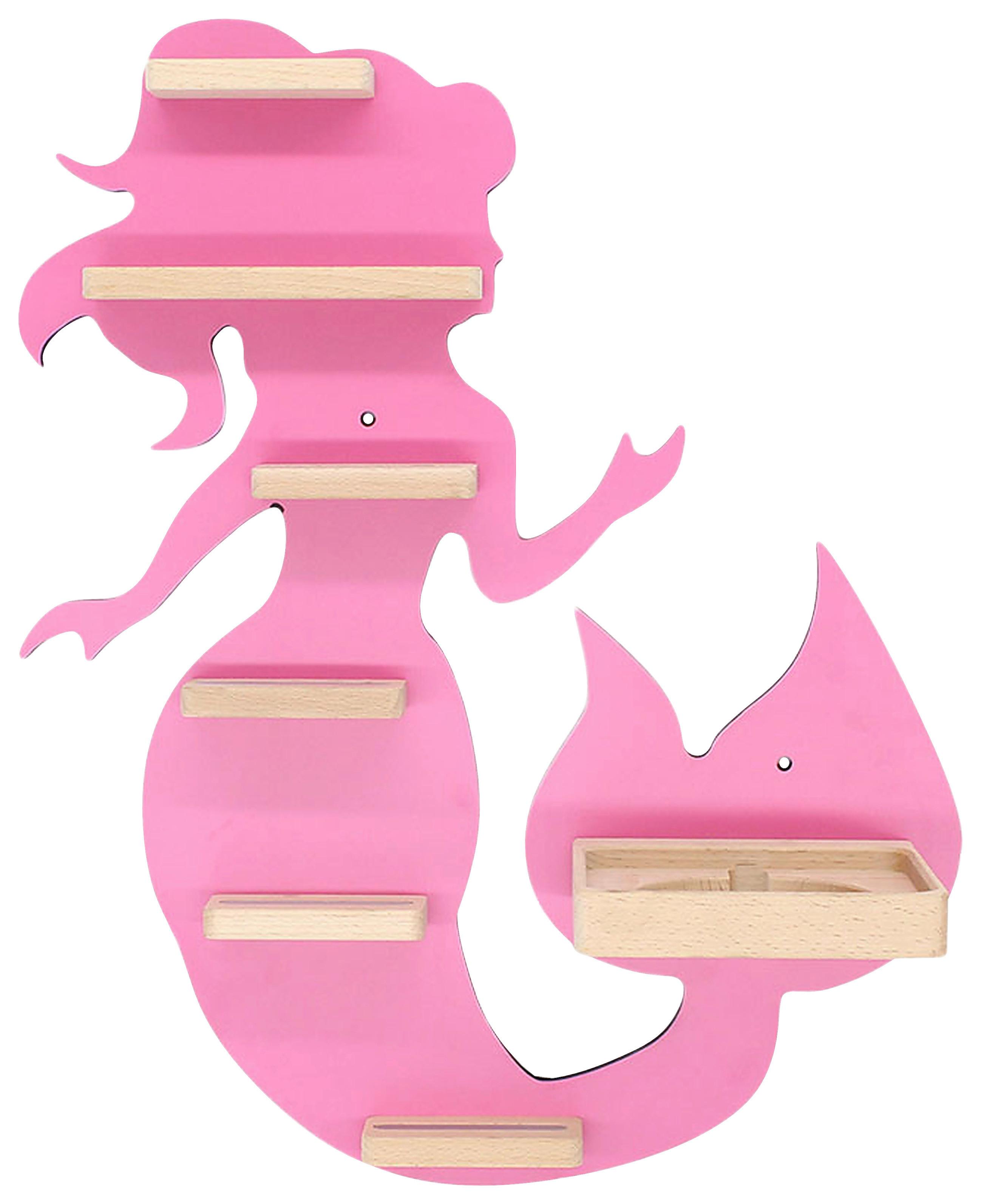 Kinderregal Boarti Pink B: 39 cm - Pink, MODERN, Holzwerkstoff (39/50/19cm) - MID.YOU