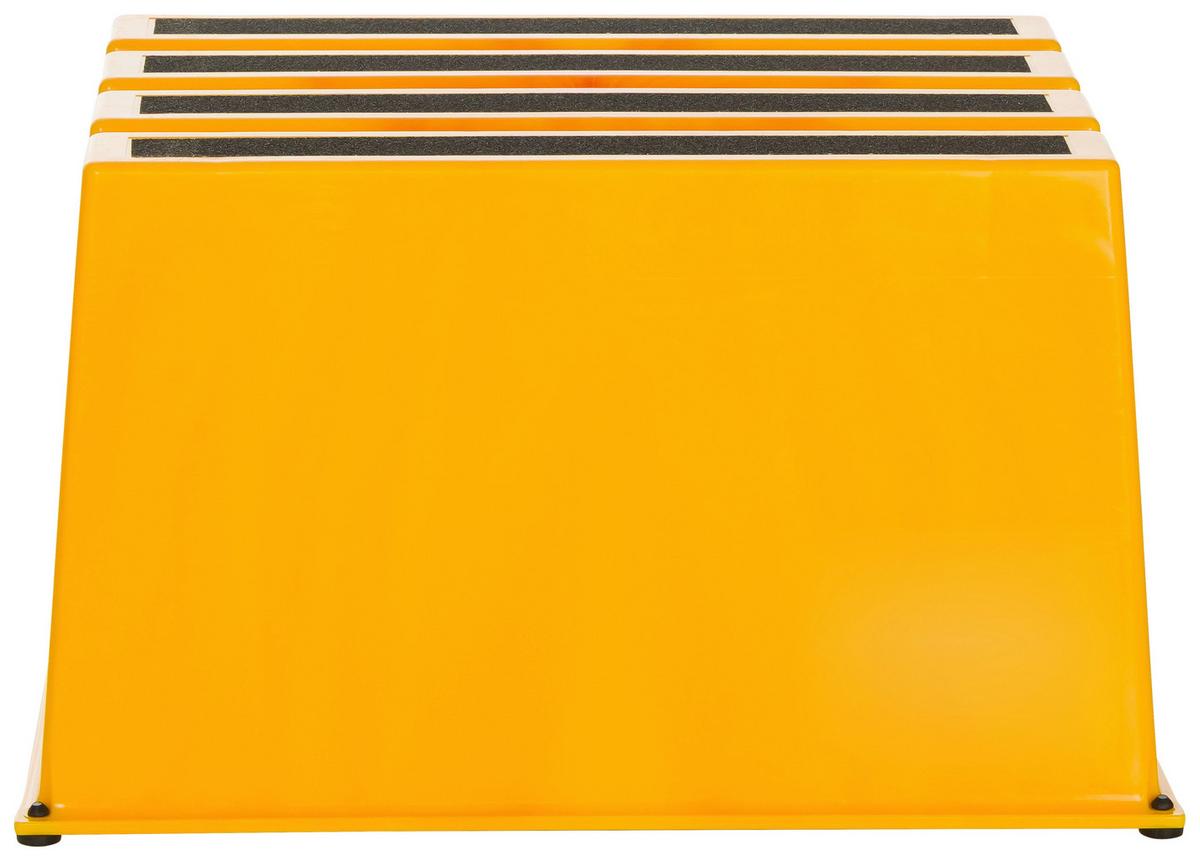 Tritthocker Tio-E1 - Gelb, Basics, Kunststoff (52,5/31/37,5cm) - MID.YOU
