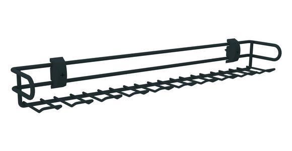 Offener Kleiderschrank Mit Lade 137 cm Unit Anthrazit - Anthrazit, MODERN, Holzwerkstoff (136,7/210/56,5cm) - Ondega