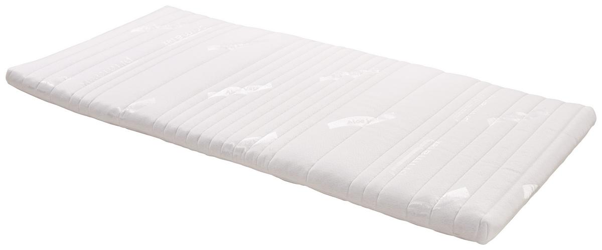 Topper Start 90x200 Cm H2 Polyetherschaumkern - Weiß, KONVENTIONELL, Textil (90/200cm) - Livetastic