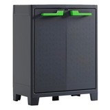 Geräteschrank Moby Niedrig 80/100/44 - Anthrazit, MODERN, Kunststoff (80/100/44cm)