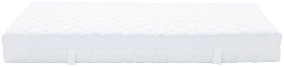 Taschenfederkernmatratze Kairo 140x200 cm H2/H3 H: 23 cm - Weiß, Textil (140/200cm)