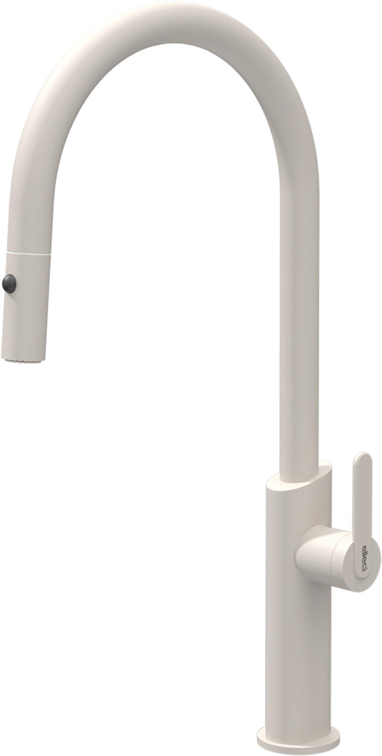 KÜCHENARMATUR DORIAN AUSZUG - Beige, LIFESTYLE, Metall (50cm)