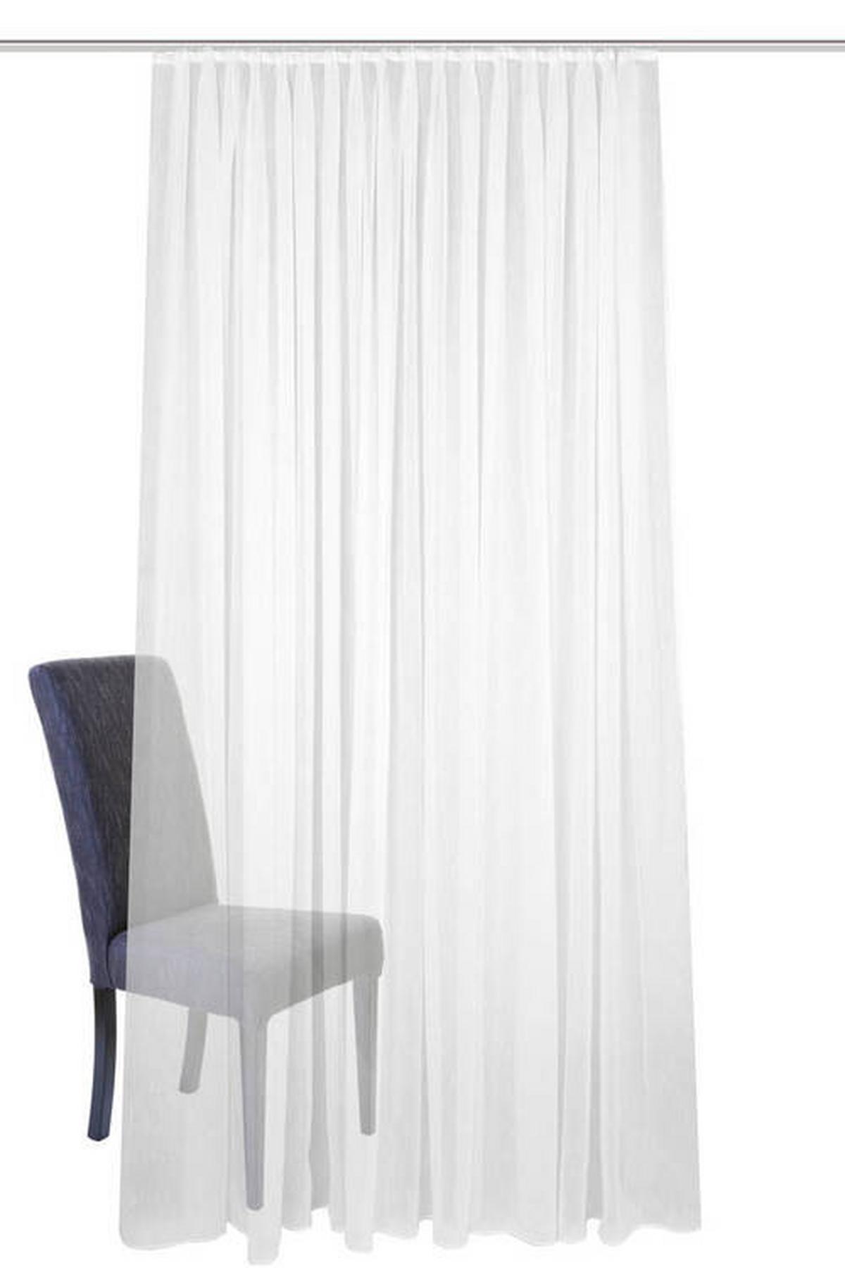 Fertigstore Weiß B: 300 cm - Weiß, Basics, Textil (300/245cm) - Schmidt W. Gmbh