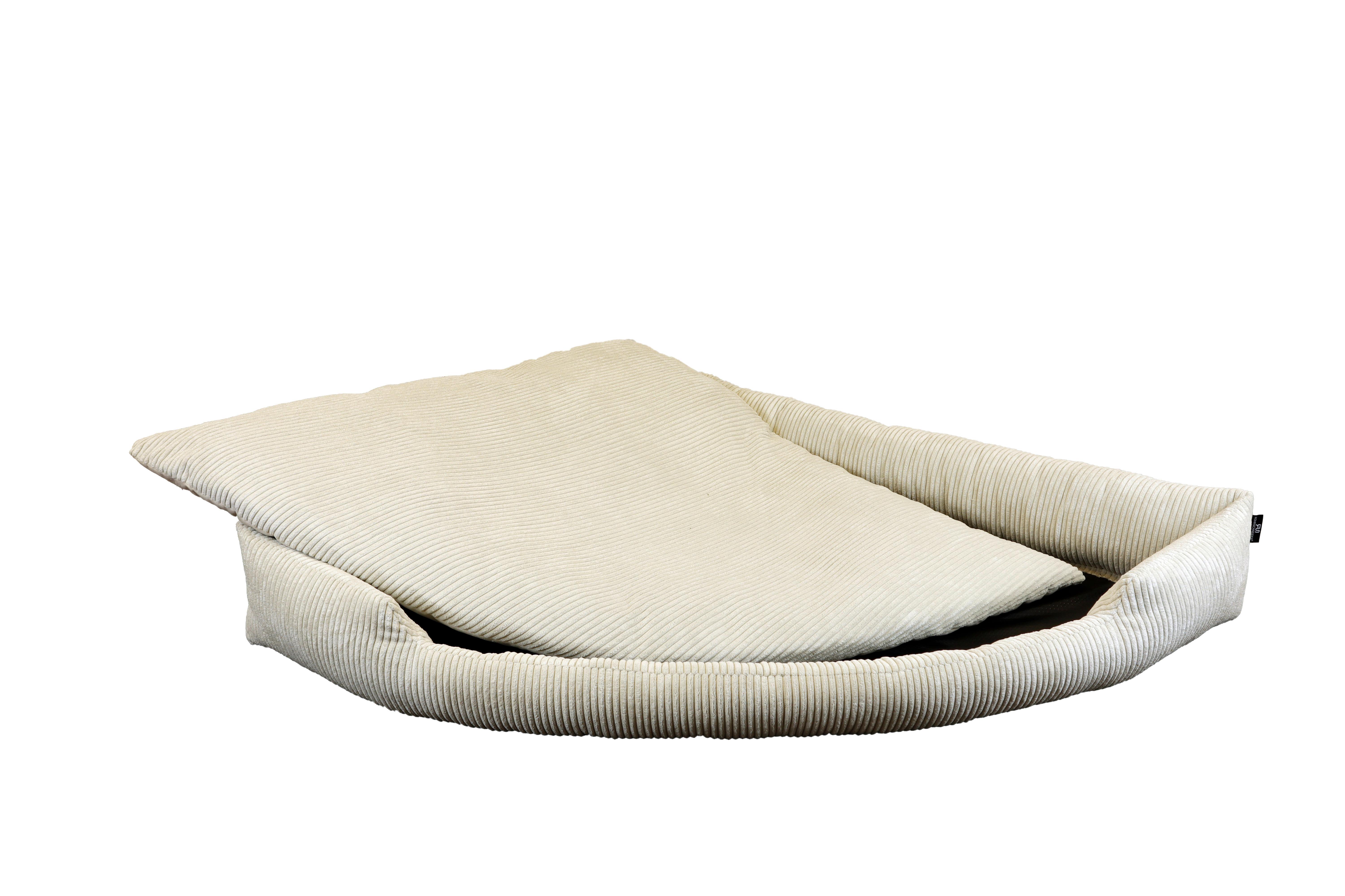 Hundebett Tabby Gr. 3 Beige, LxBxH: 160x120x20 cm - Beige, Basics, Textil (160/120/20cm)