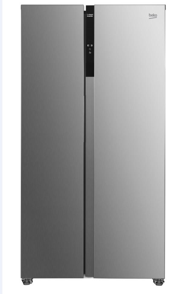 Side-By-Side GNO5323XPN Nutzinhalt gesamt ca. 532 L - Edelstahlfarben, Basics (91/177/67cm) - Beko