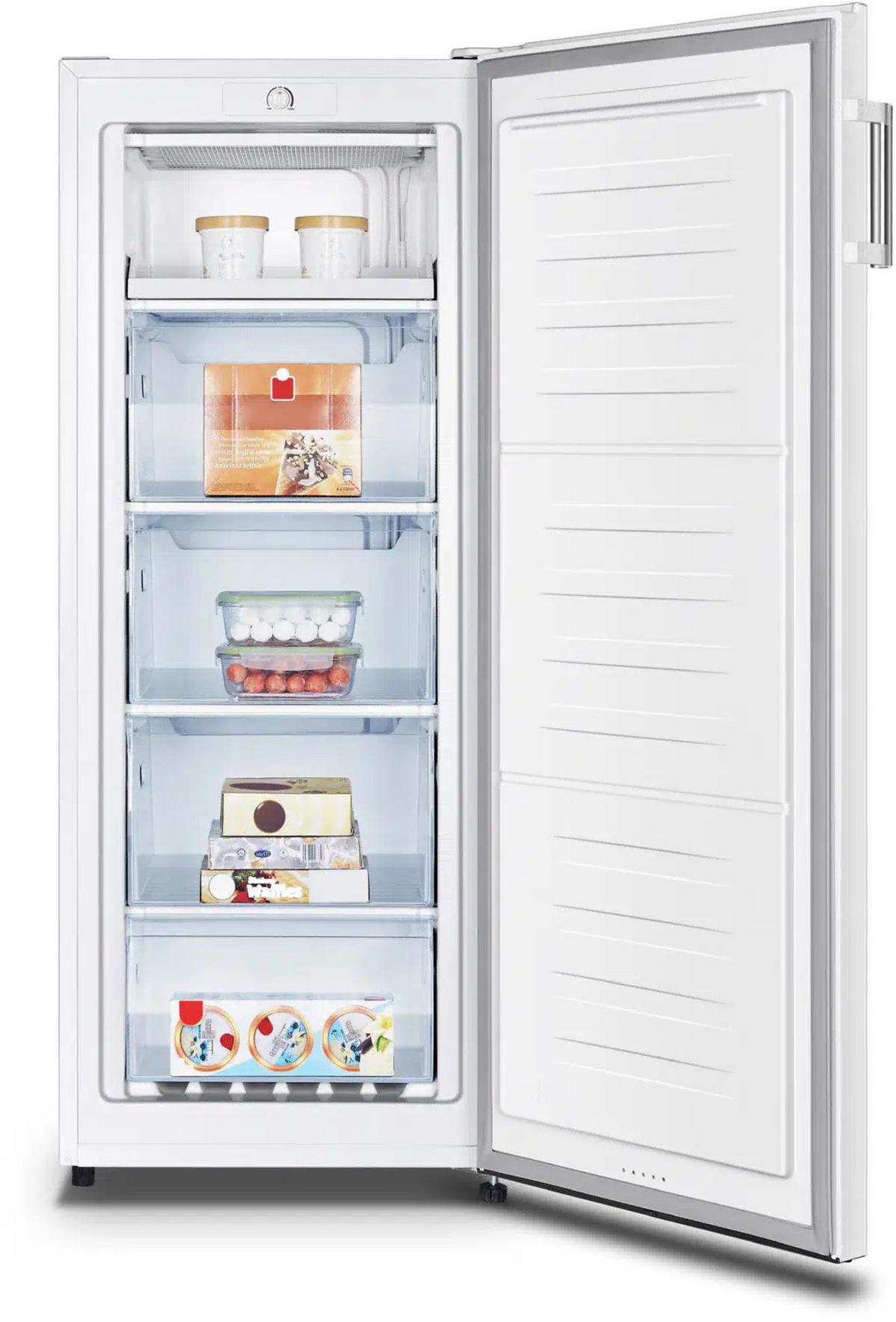 GEFRIERSCHRANK NABO GS 1671 WEISS - Weiß, Basics, Glas/Kunststoff (55/143/53,7cm) - Nabo