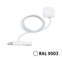 Schinensystem-Einspeiser 95645 Urail Einspeisung Sw - Weiß, Basics, Metall (16,5/200cm) - Paulmann
