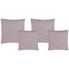 Zierkissenset Vouge Beige, 4 Stück, B: 42 Cm - Altrosa, KONVENTIONELL, Textil (42/53/42/53cm) - Livetastic