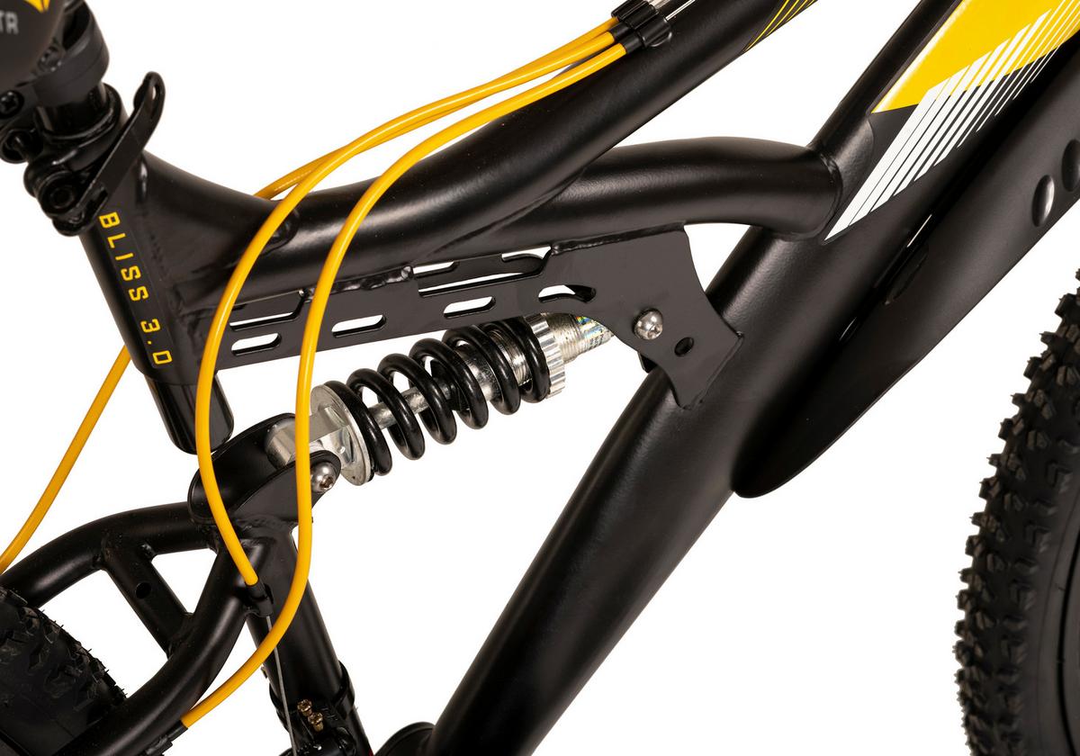 Mountainbike 414m - Schwarz, MODERN, Metall (25/140/60cm)