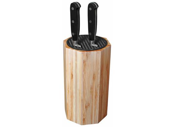 Messerblock O.messer Bamboo Profi Line - Schwarz/Braun, MODERN, Holz (12,5/24,3cm) - Berndorf Messerblock O.messer Bamboo Profi Line - Schwarz/Braun, MODERN, Holz (12,5/24,3cm) - Berndorf