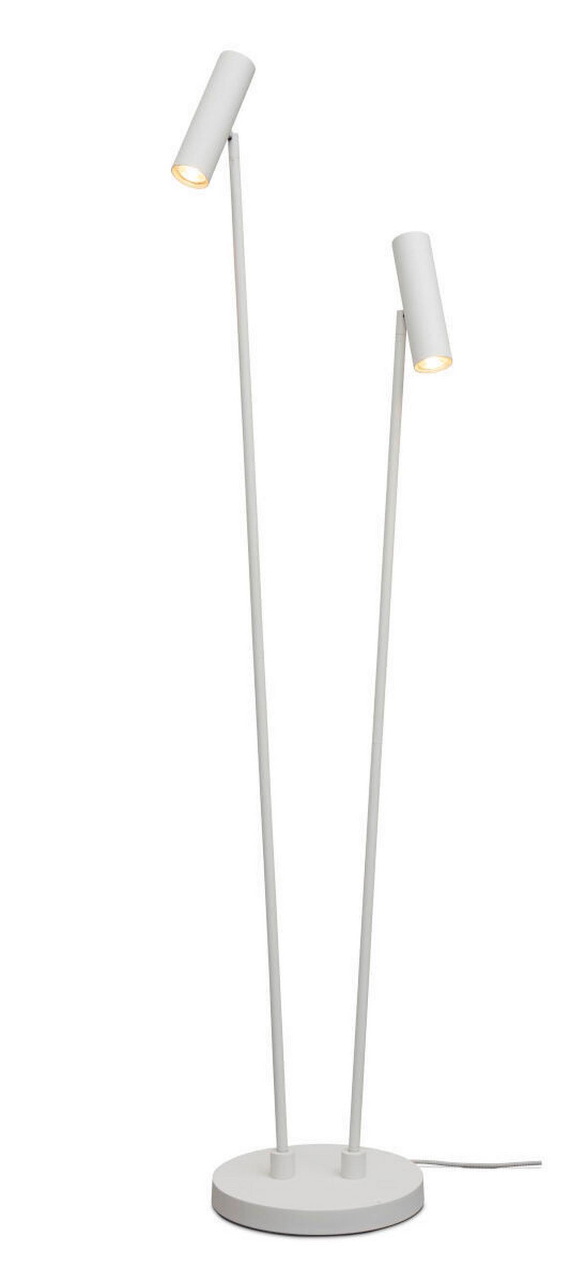 Stehleuchte Havana - Weiß, Trend, Metall (30/162cm) - It's about Romi