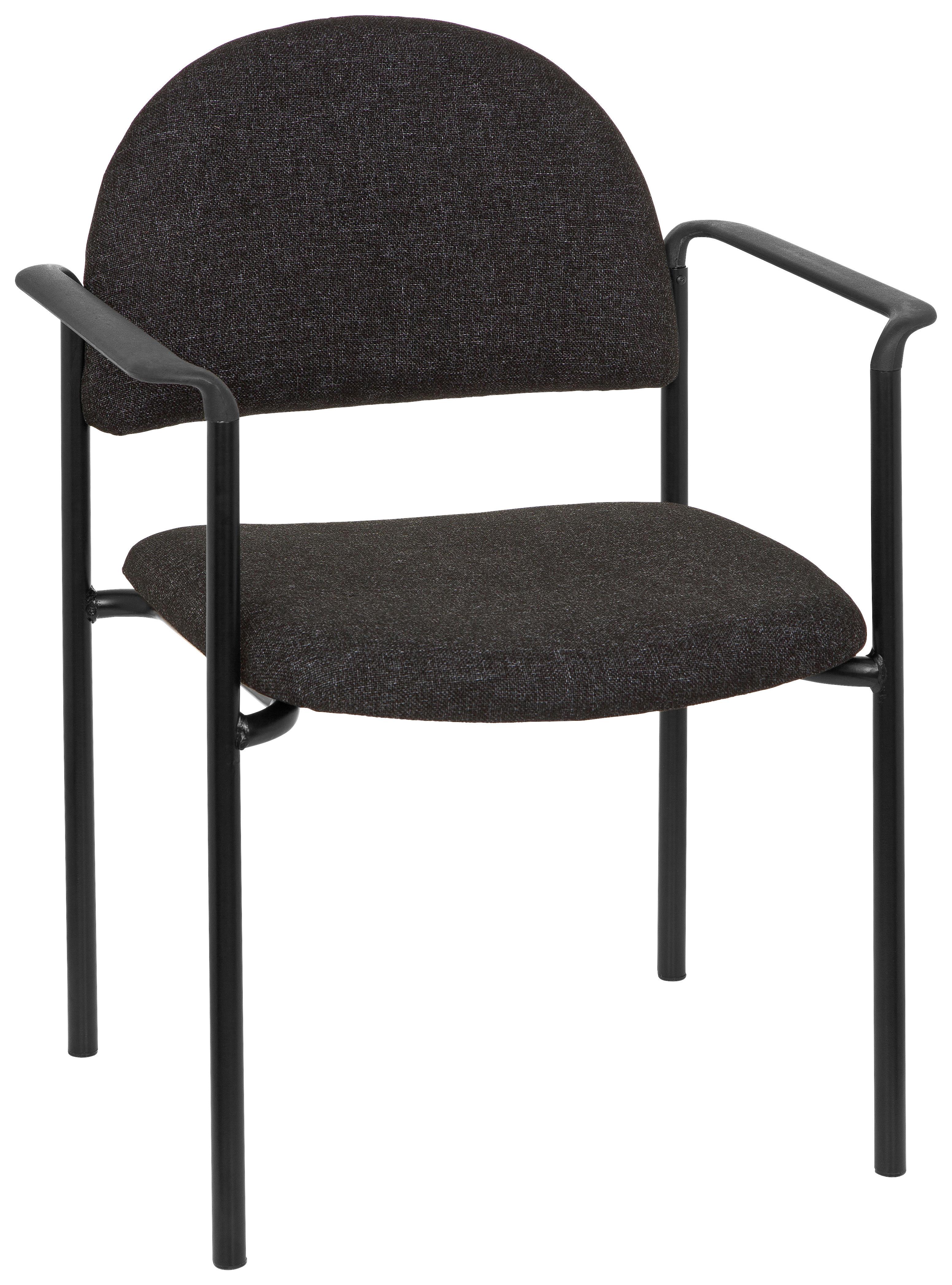 Besucherstuhl Xt 700 Schwarz/Dunkelgrau Bis 120 Kg