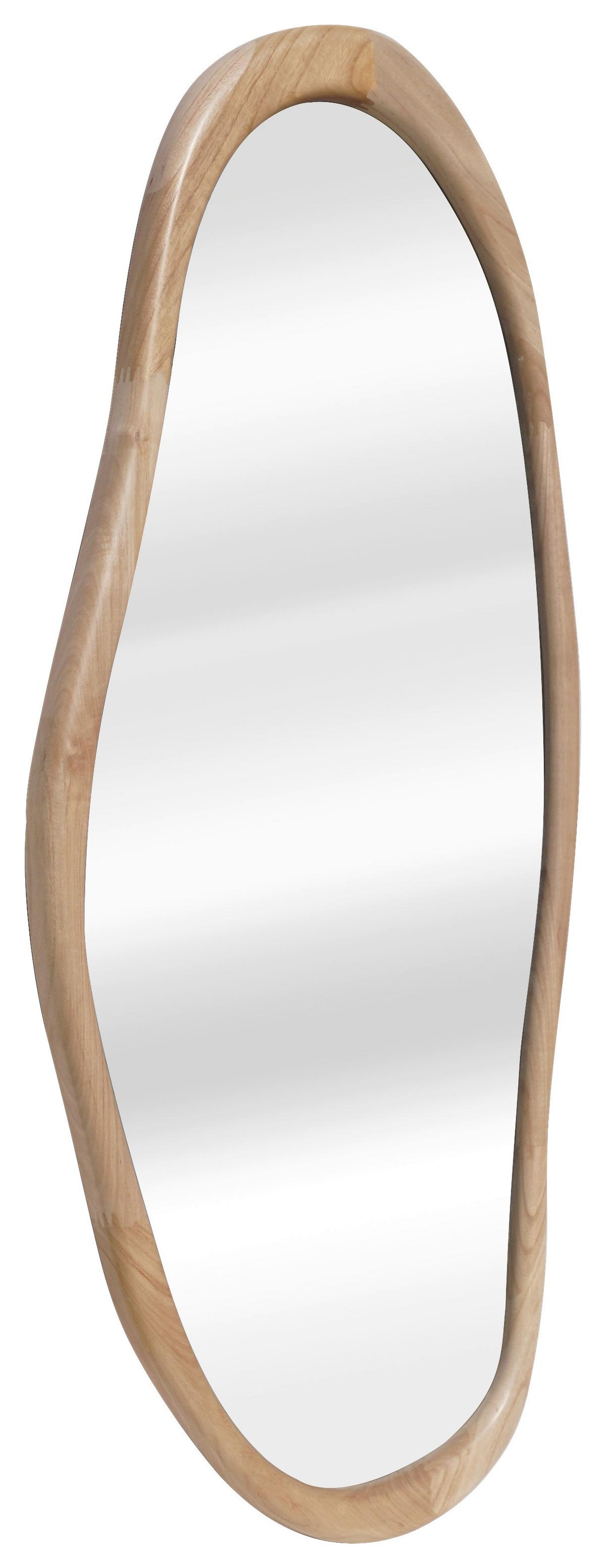 Zrcadlo SURI přírodní - přírodní barvy, Moderní, dřevo/sklo (64,5/128,5/2,8cm) - Mömax