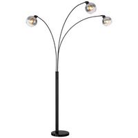 Állólámpa Teresa - fekete, Modern, kő/Üveg (95/170/202cm) - Luca Bessoni