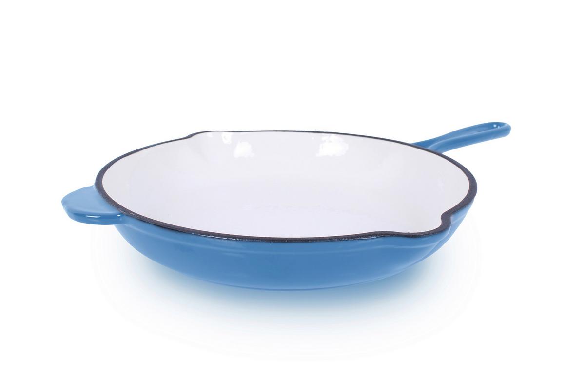 Bratpfanne Ew-Ge-1402b - Blau, Basics, Metall (42,5/27/4,5cm) - Echtwerk