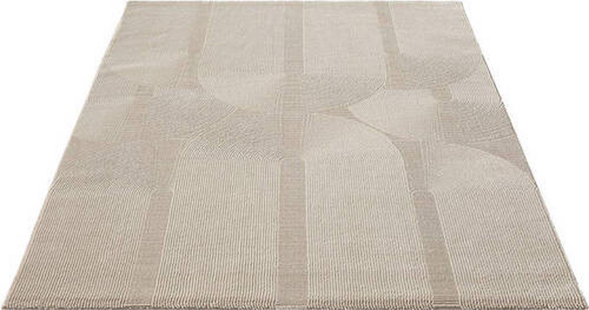 Webteppich Sign - Beige, KONVENTIONELL, Textil (160/230cm)