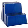 Tritthocker Tio-E2 - Blau, Basics, Kunststoff (57/51/65cm) - MID.YOU
