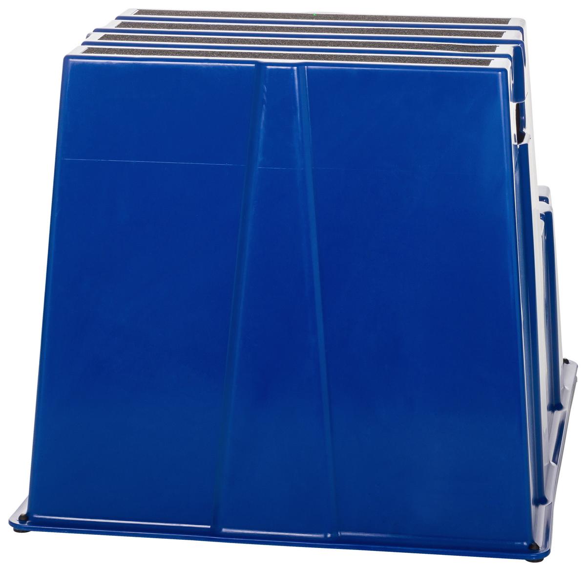 Tritthocker Tio-E2 - Blau, Basics, Kunststoff (57/51/65cm) - MID.YOU
