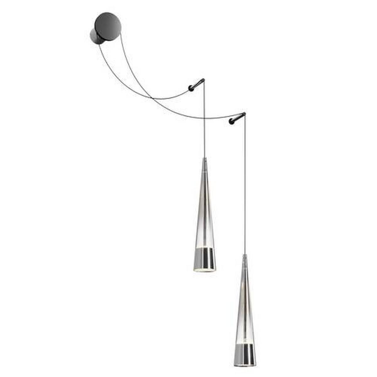 Wandleuchte Sintesi - Chromfarben, Trend, Glas/Metall (8/38,9cm) - MAYTONI
