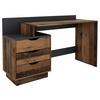Schreibtisch Belfast - Alteiche/Anthrazit, MODERN, Holzwerkstoff (138/51,5/83,5cm) - MID.YOU