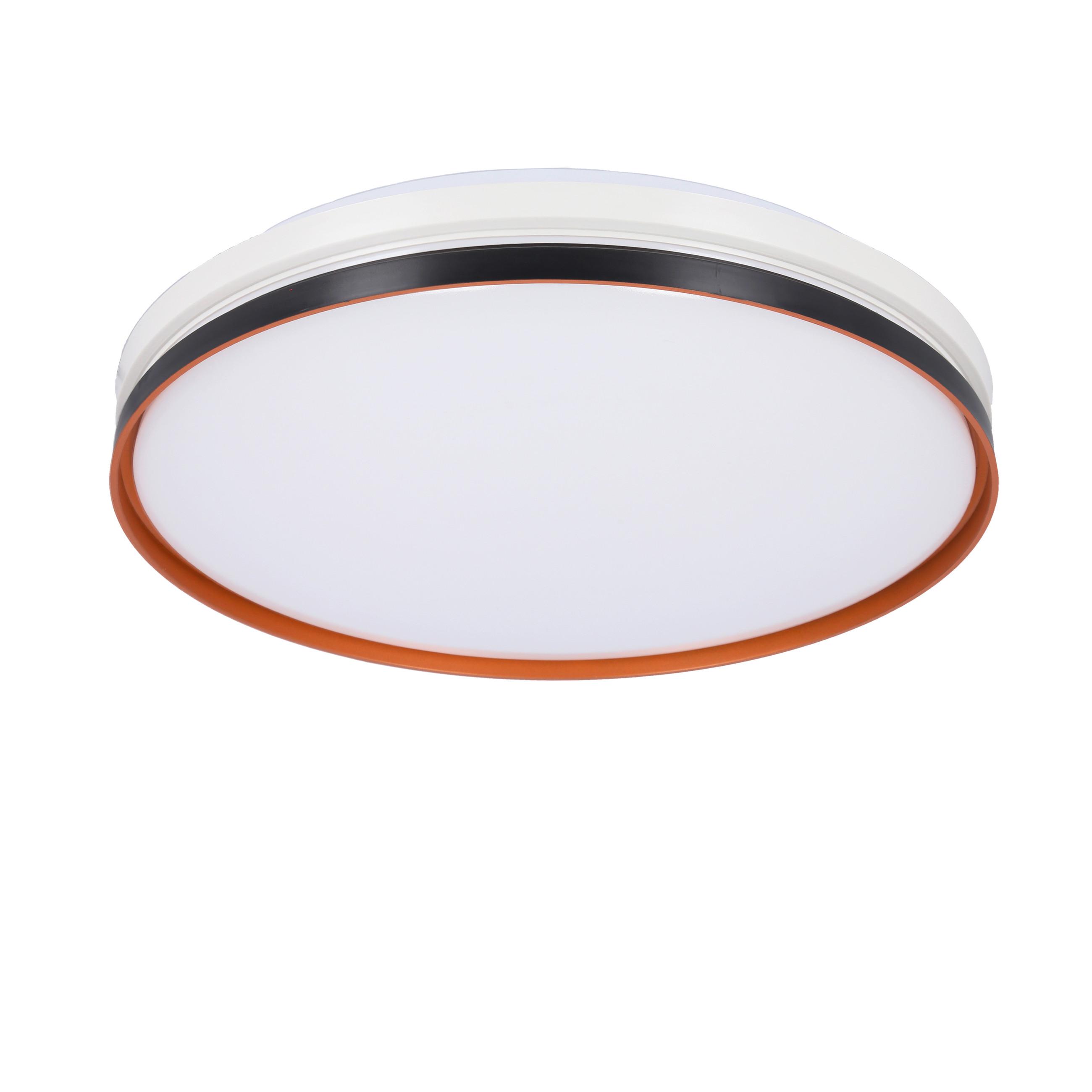 LED-Deckenleuchte Montana - Goldfarben/Schwarz, KONVENTIONELL, Kunststoff/Metall (40/40/7cm)