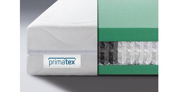 Taschenfederkernmatraze Primatex Longlife 90x200 cm H4 - Weiß, LIFESTYLE, Textil (90/200cm) - Primatex
