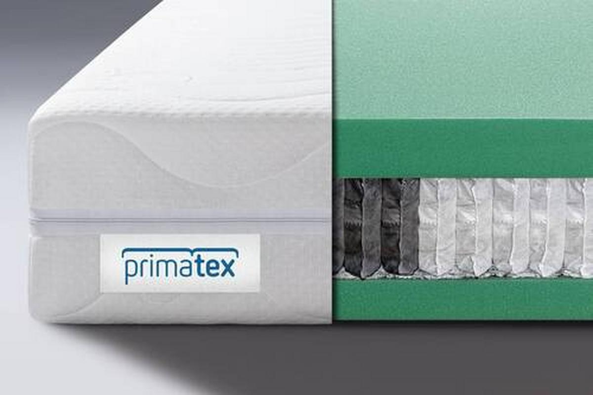 Taschenfederkernmatraze Longlife Bio 90x200 H4 H: 23cm - Weiß, LIFESTYLE, Textil (90/200cm) - Primatex