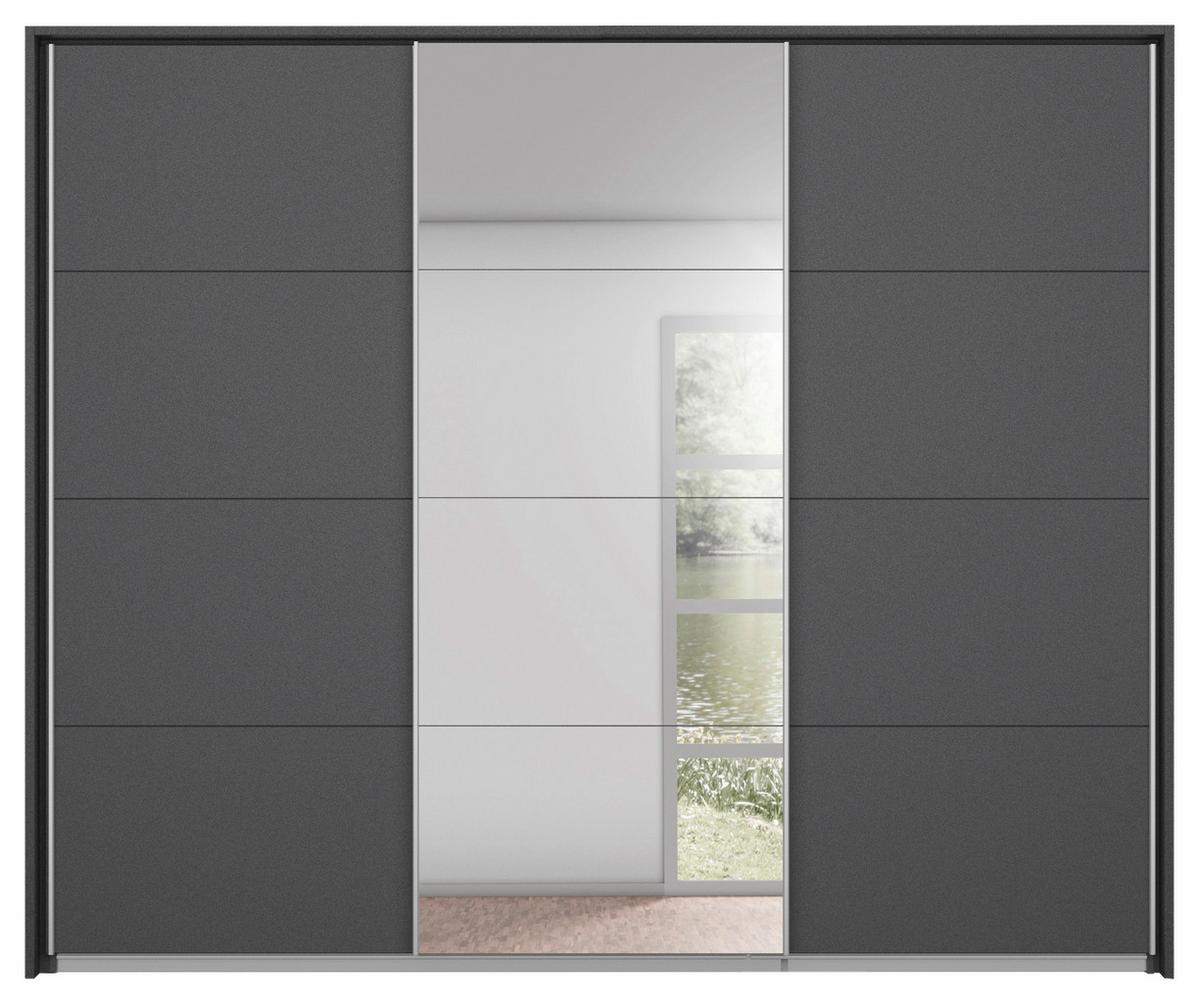 Passepartout-rahmen Miami Grau Metallic Für B: 271 Cm - Grau, MODERN, Holzwerkstoff (278/214/64cm) - Luca Bessoni