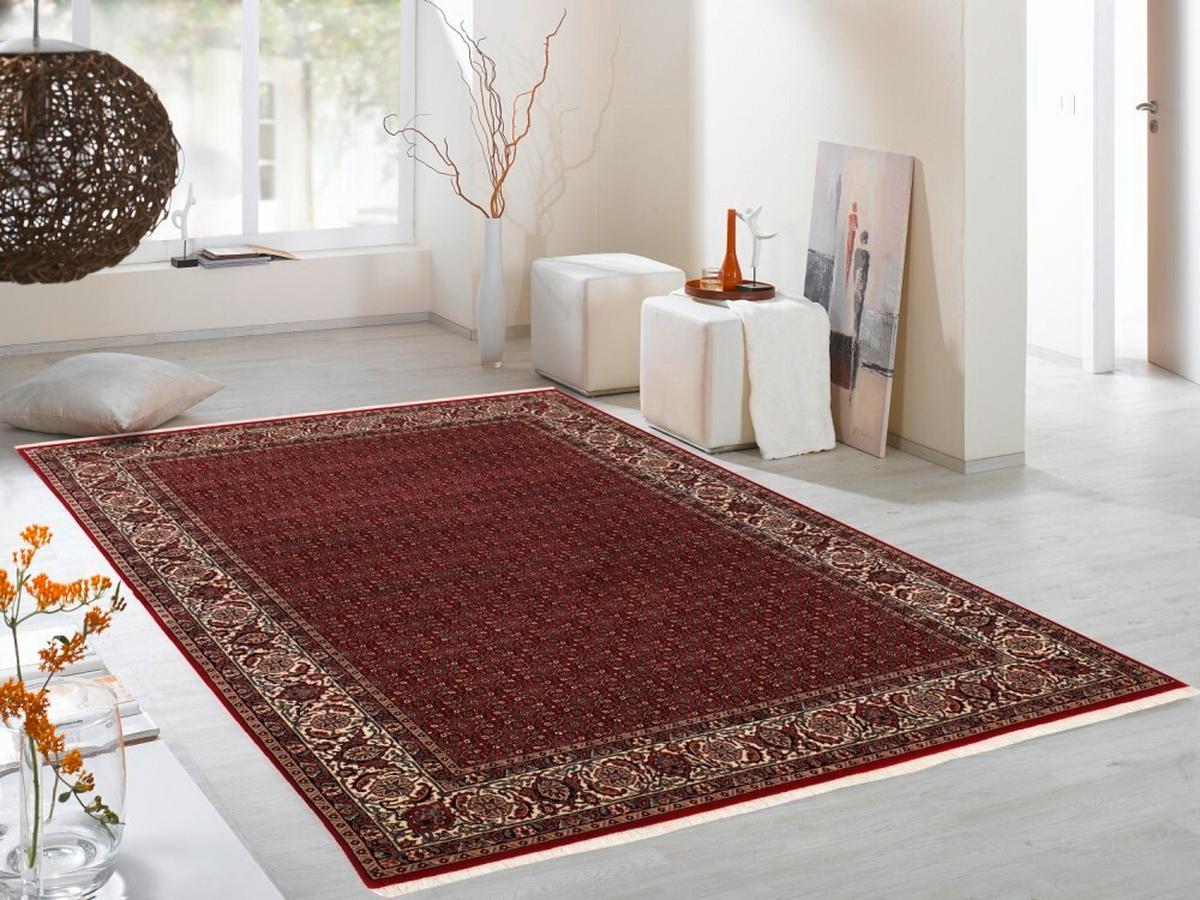 Orientalischer Webteppich Rot/ Creme Sultan Herati 120x180 cm - Rot/Creme, Basics, Textil (120/180cm) - Cazaris