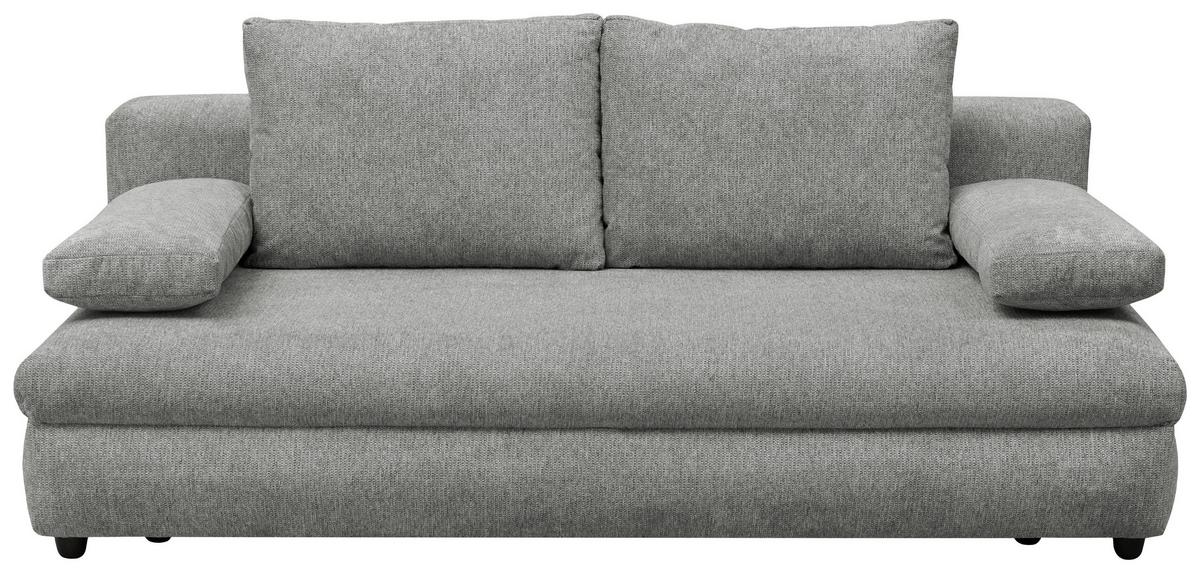 Schlafsofa Oslo Hellgrau, Lf: 200x140 Cm - Hellgrau, Trend, Holz/Kunststoff (205/72/100cm)