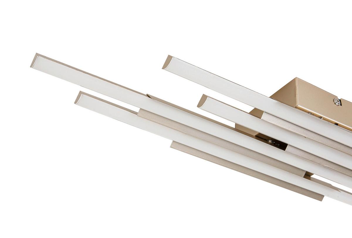 STROPNÍ LED SVÍTIDLO LIR - šampaňská, Moderní, kov/plast (68/15cm) - Mömax