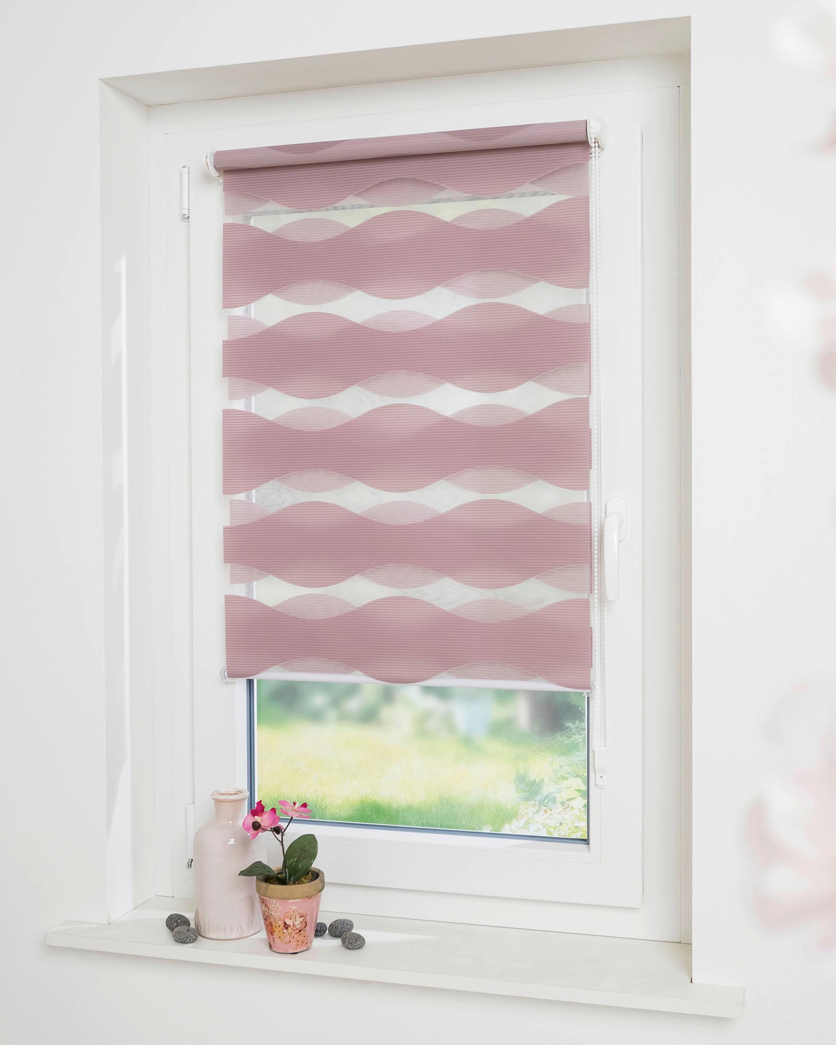 DOPPELROLLO Rosa 65x150 cm - Rosa, Basics, Textil (65/150cm) - Schwöller