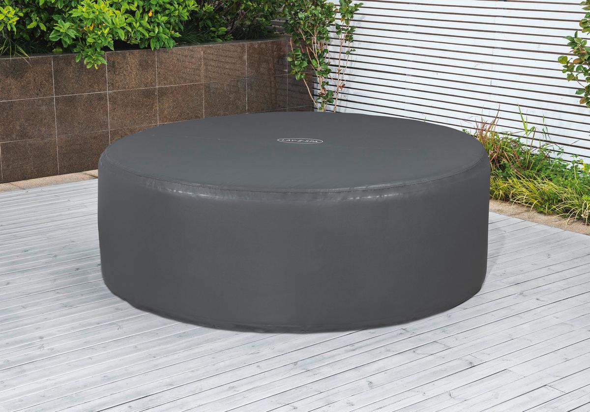 Whirlpoolabdeckung Lenora - Dunkelgrau, KONVENTIONELL, Kunststoff (196/71cm) - Bestway