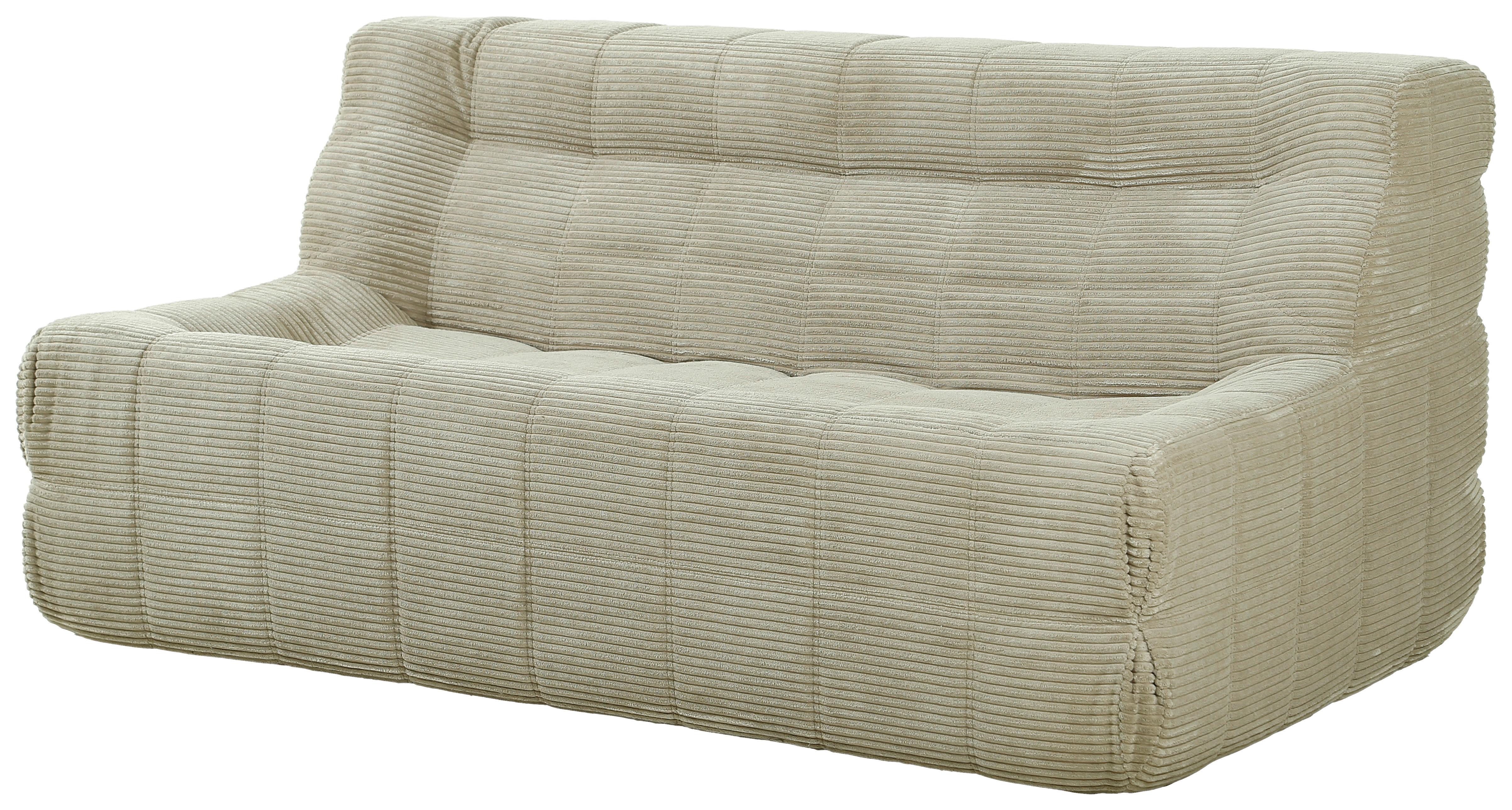 2-Sitzer-Sofa Merlin Hellgelb B: 85 cm - Hellgelb, Basics, Textil (85/75/160cm) - Livetastic