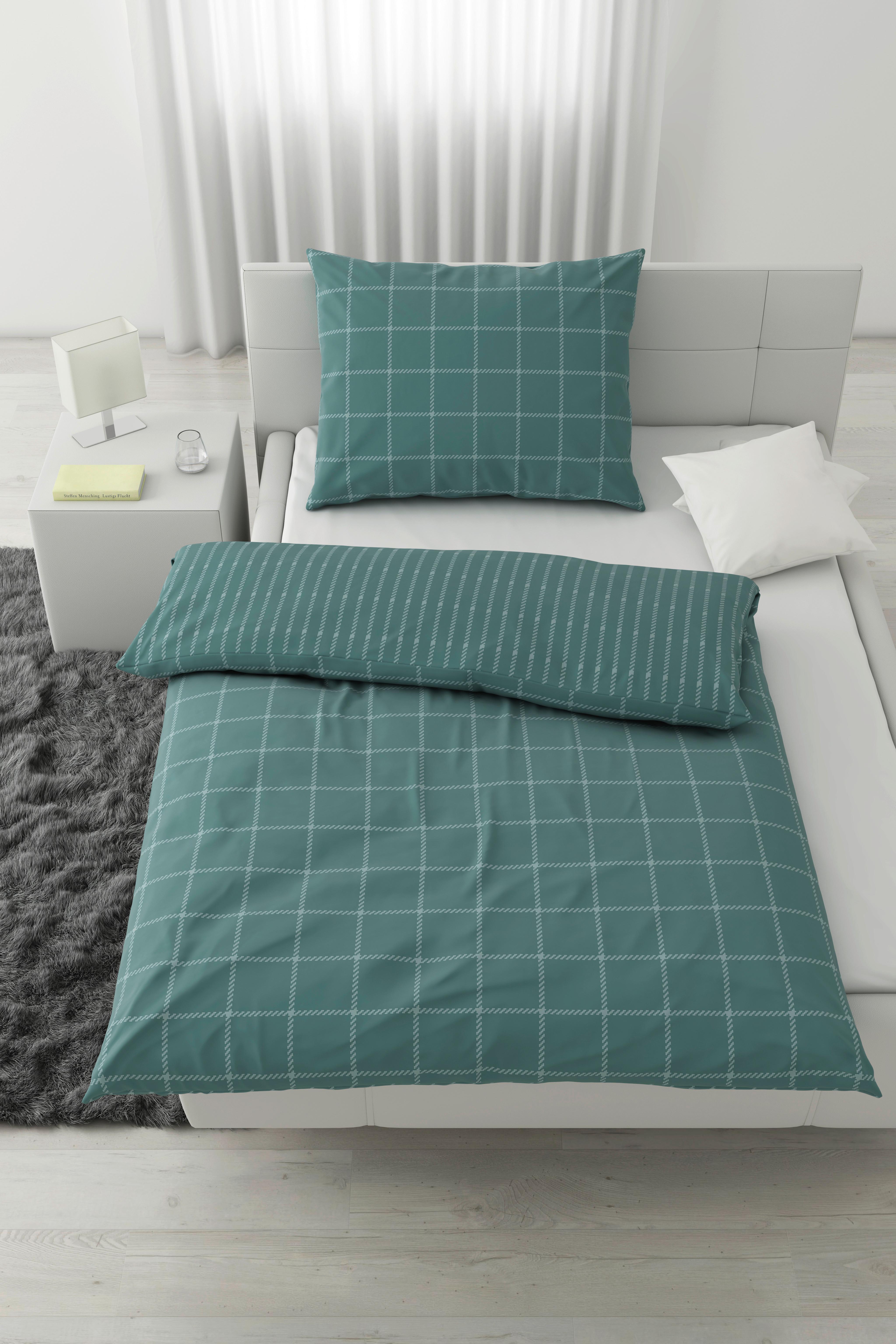 POVLEČENÍ KARO ALLOVER - modrá, Konvenční, textil (140/200cm) - Mömax