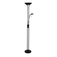 Led-deckenfluter Eu5430bk - Schwarz, Basics, Glas/Kunststoff (25.4/180/25.4cm)