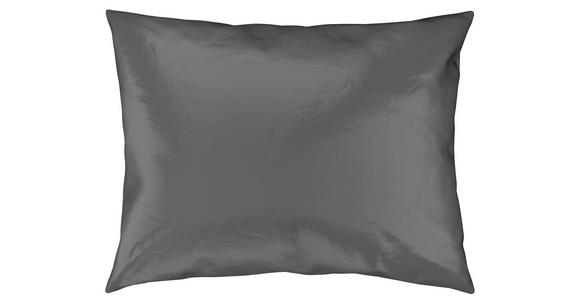 Satin Bettwäsche 140x200 Cm Lydia Anthrazit - Anthrazit, MODERN, Textil - Luca Bessoni