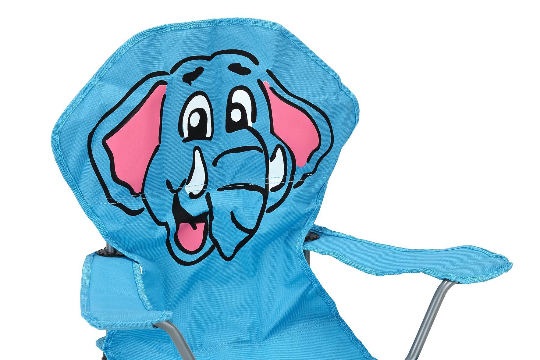 Kindersessel Linda blau 1