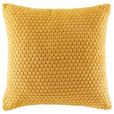 Zierkissen Belinda 45x45 cm Polyester Honigfarben mit Zipp - Honig, ROMANTIK / LANDHAUS, Textil (45/45cm) - James Wood