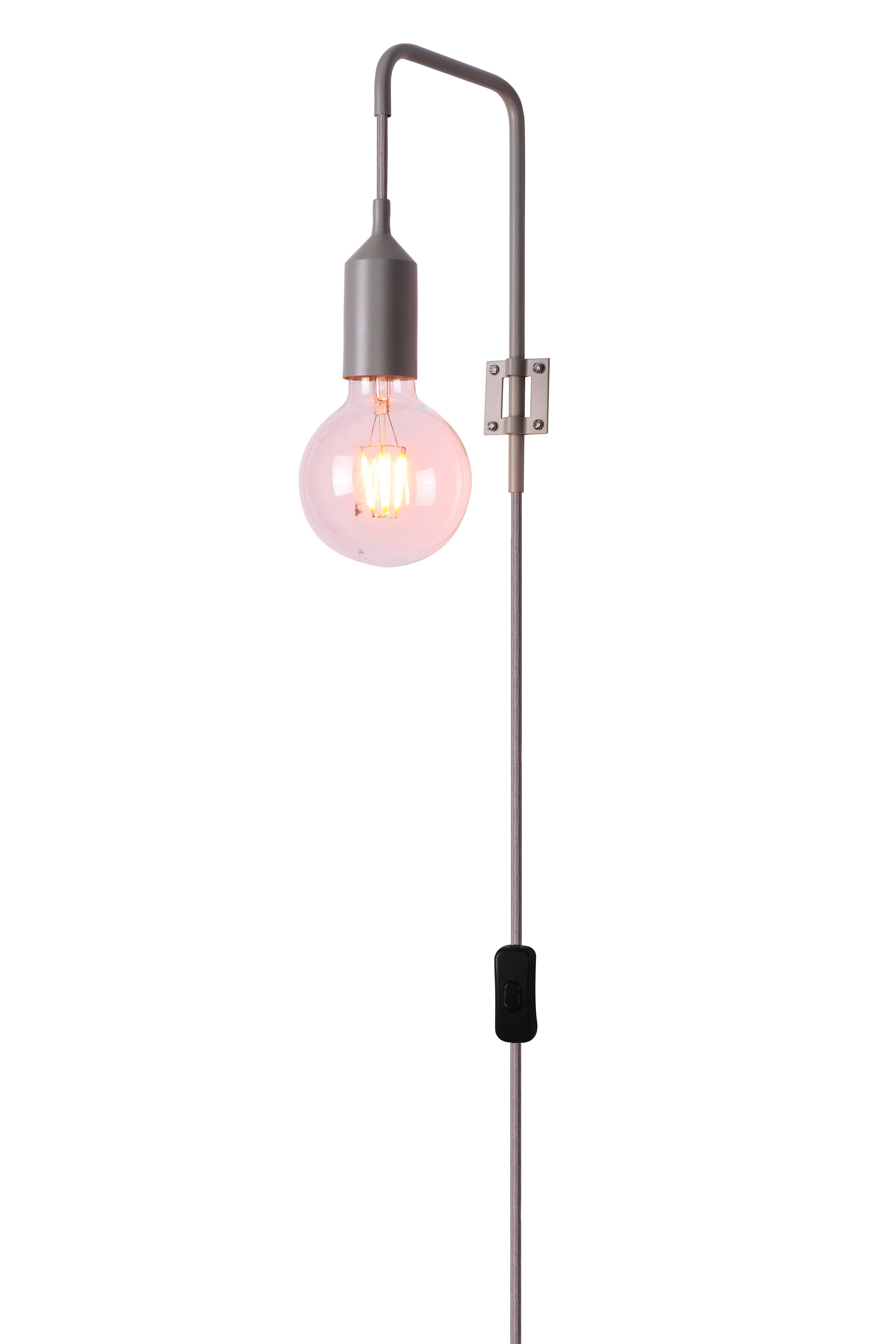 Wandleuchte 50401192 - Grau, Basics, Metall (4.5/16/25cm)