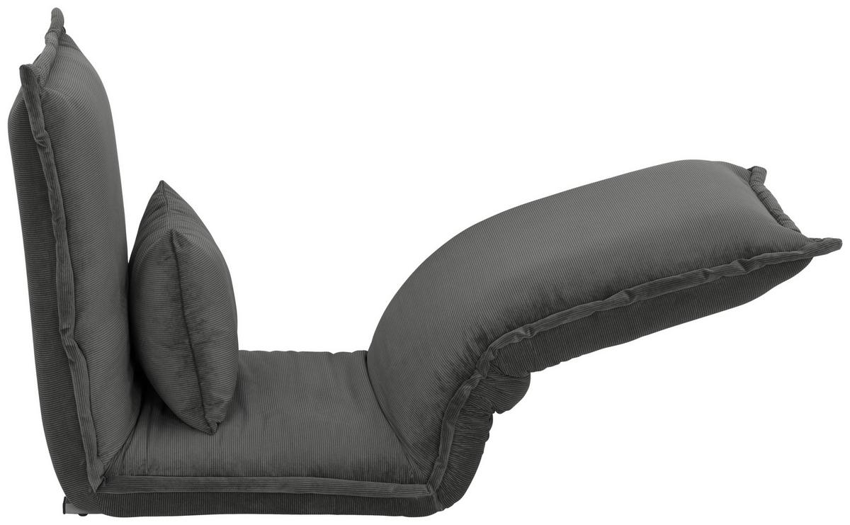 Schlafsessel Jan - Silberfarben/Grau, MODERN, Textil (77/73/87cm) - MID.YOU