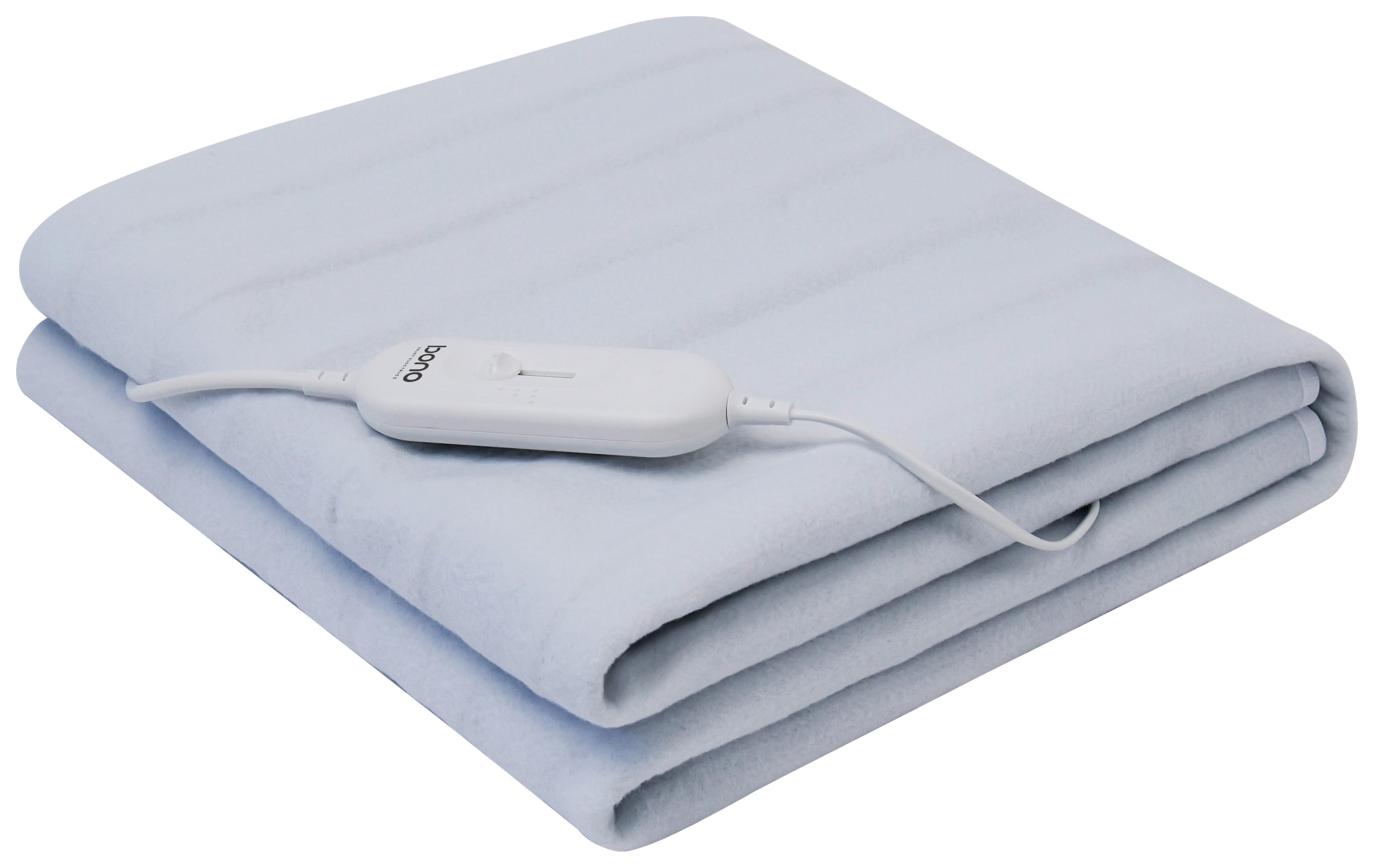 HEIZDECKE JAMES - Weiß, Basics, Kunststoff/Textil (150/80cm) - Bono