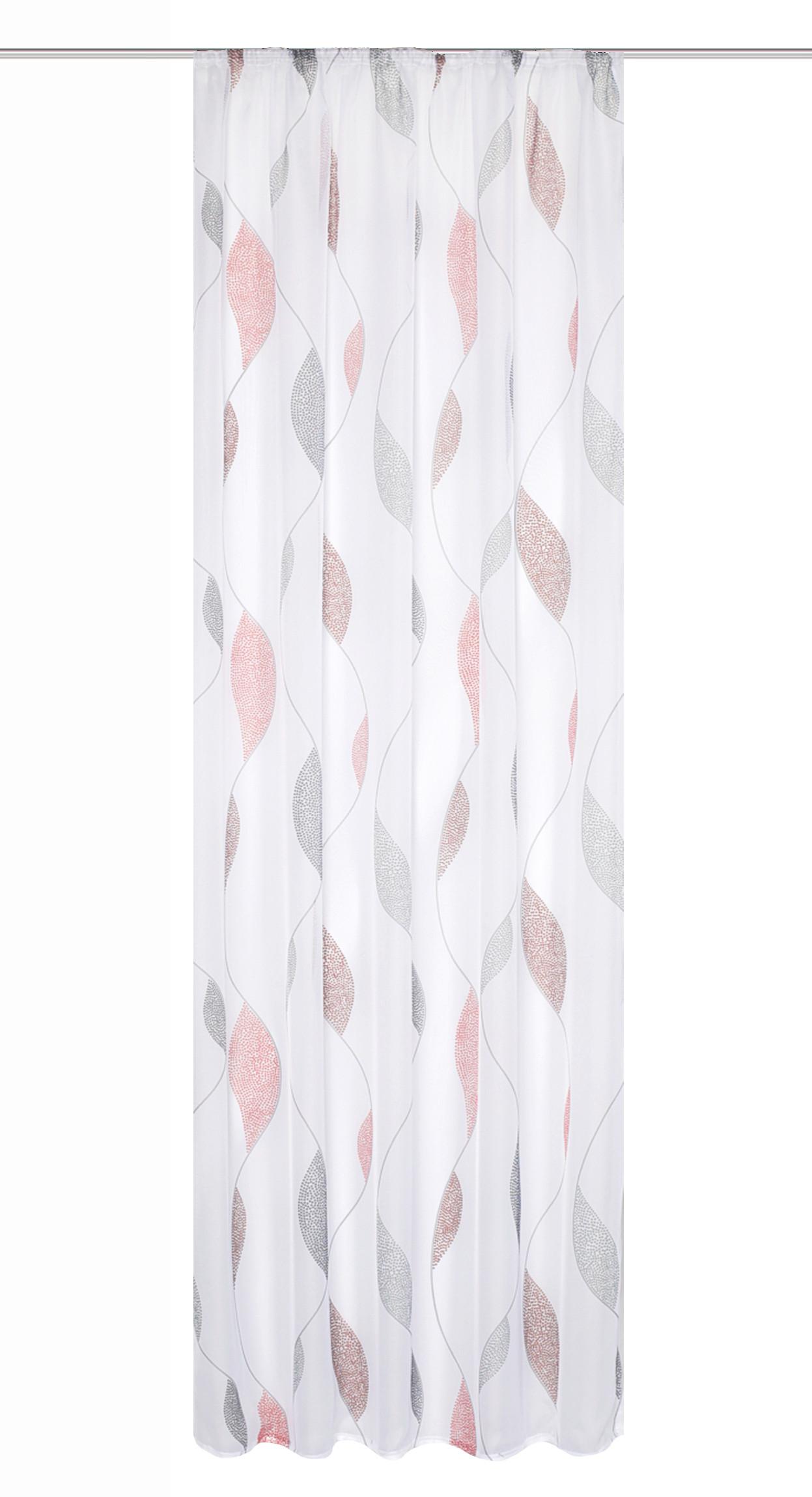 Fertigvorhang Paolo Rot B: 140 Cm - Rot, KONVENTIONELL, Textil (140/225cm) - Schmidt W. Gmbh