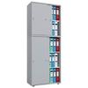 Aktenschrank versperrbar Lona XXL Grau B: 70 cm - Grau, Basics, Holzwerkstoff (70/183/37cm) - MID.YOU