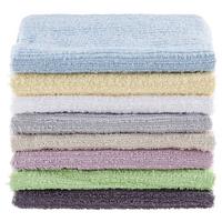 Handtuch Leonie - Blau/Anthrazit, MODERN, Textil (45/90cm) - Ondega