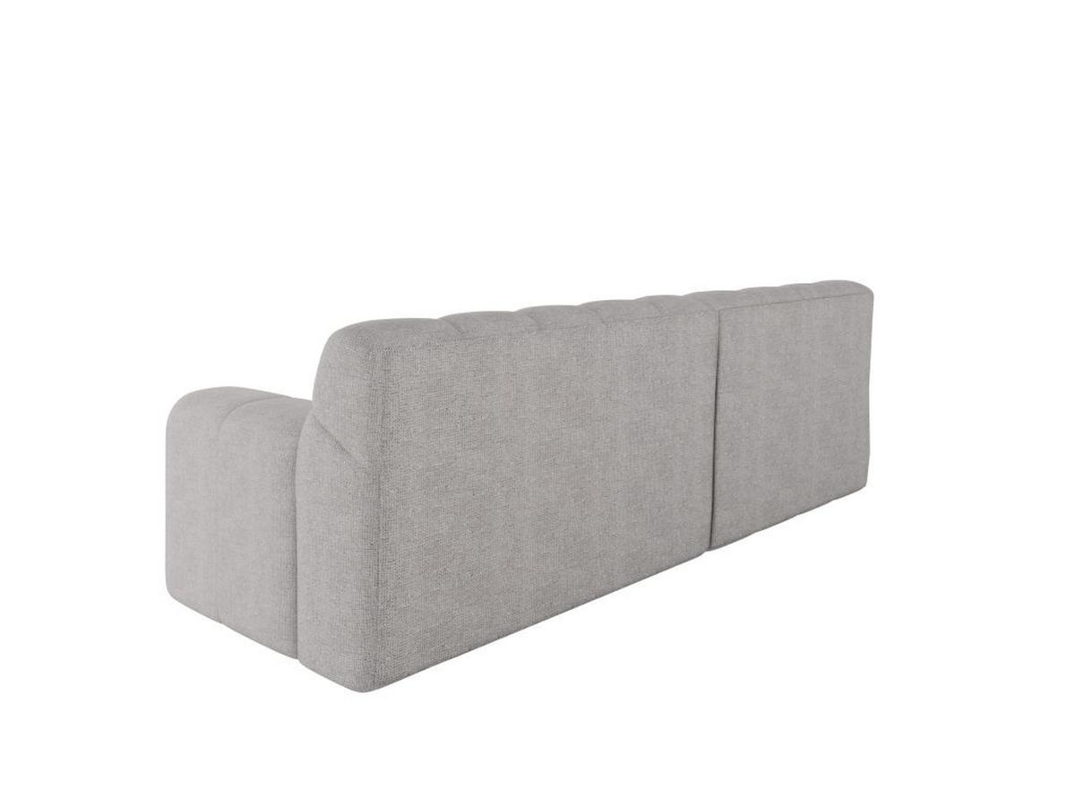 Dizajnové sedačka KARL, ľavá, KARL - čierna/sivá, Modern, textil/plast (169/287cm) - Bessagi Home