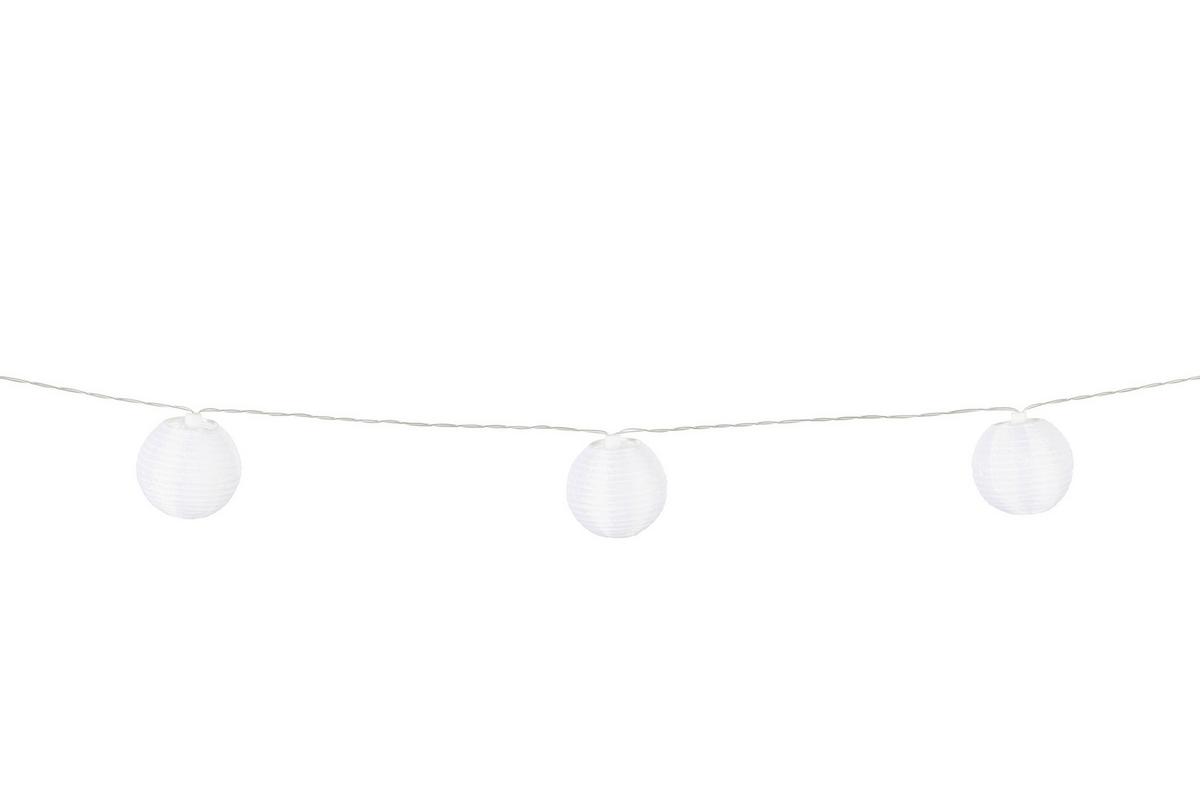 Solarleuchte, 2m Dori - Schwarz/Weiß, Basics, Kunststoff/Textil (200cm) - Homezone